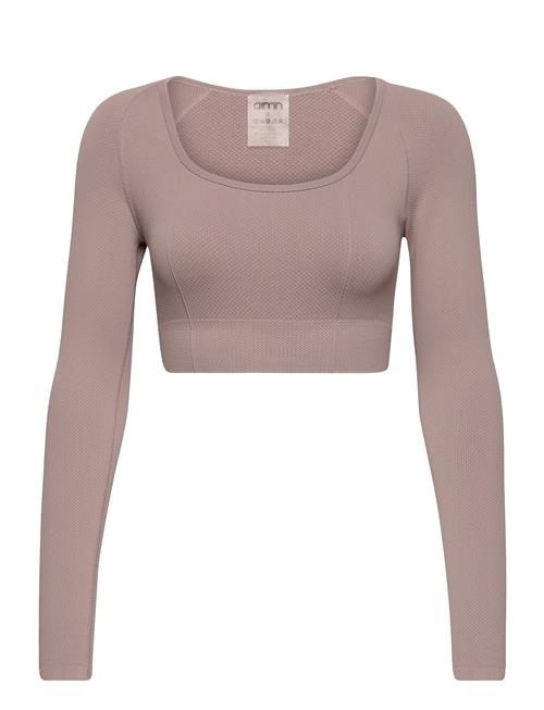 Se aim´n Luxe Seamless Crop Long Sleeve Aim´n Purple ved Booztlet