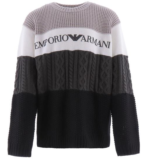 Emporio Armani Emporio Armani Bluse - Akryl/Uld - Stripes Beige