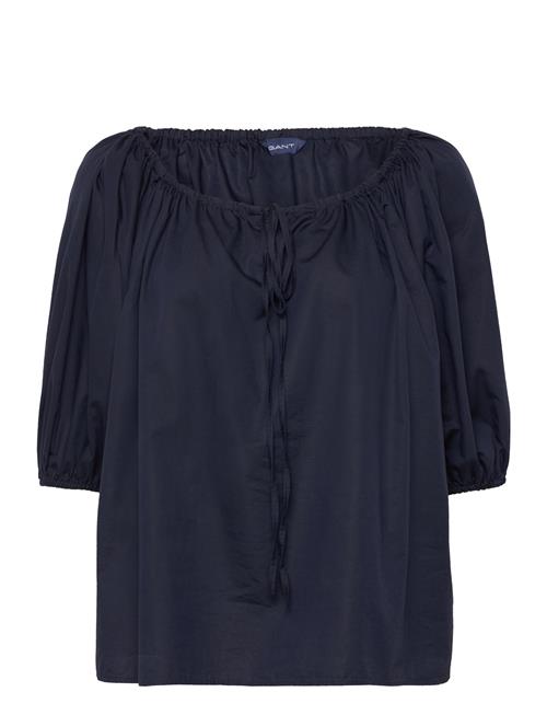 GANT Gathered Blouse GANT Blue