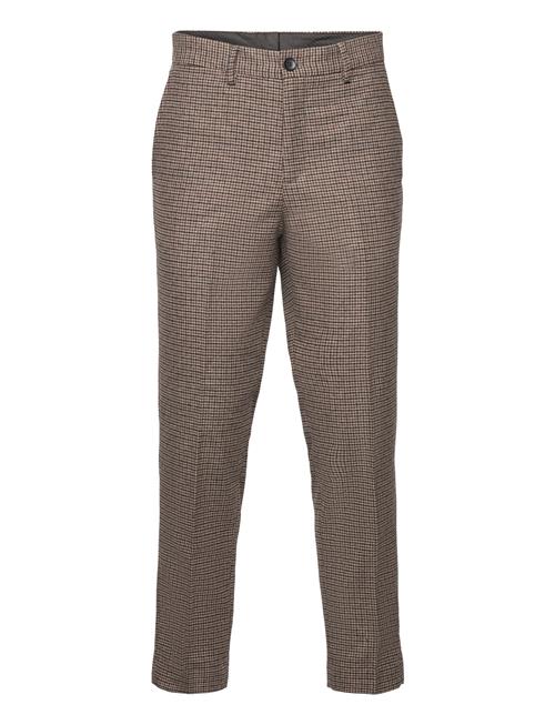 Slhslimtapedan Flannel Trouser O Selected Beige