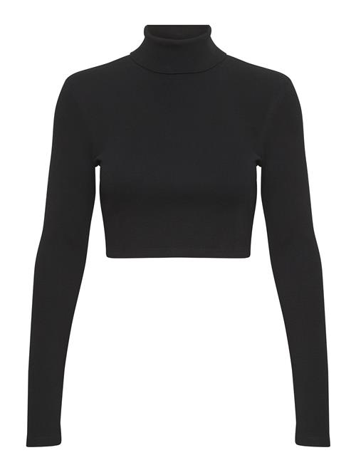 Drewgz Ls Cropped Rollneck Gestuz Black