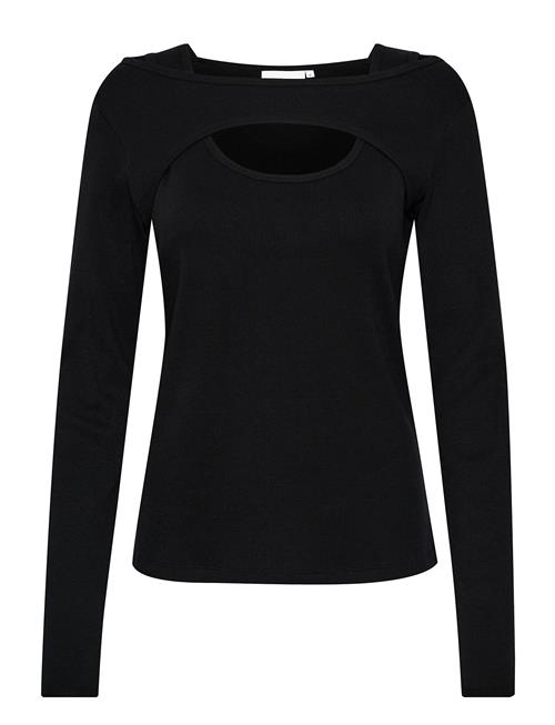 Se Karen By Simonsen Jillkb Cut Out Tee Karen By Simonsen Black ved Booztlet