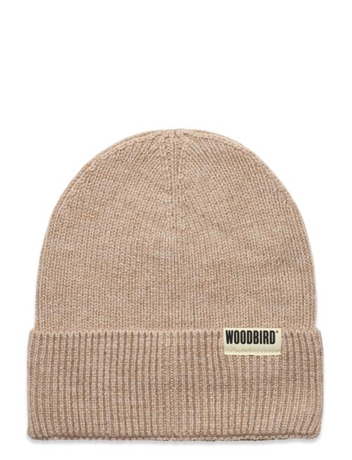 Se Woodbird Wb Yupa Long Beanie Woodbird Beige ved Booztlet