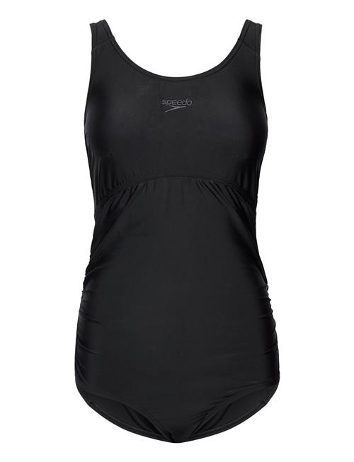 Speedo Womens Maternity Fitness 1 Piece Speedo Black