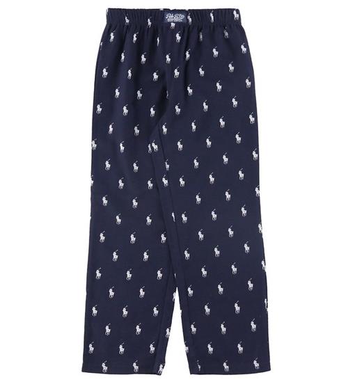 Se Polo Ralph Lauren Acc Polo Ralph Lauren Natbukser - Newport Navy/Hvuid m. Logoer ved KidsWorld