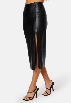 ONLY Hanna Faux Leather Skirt Black S