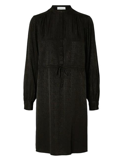Slftyra Short Dress B Selected Black