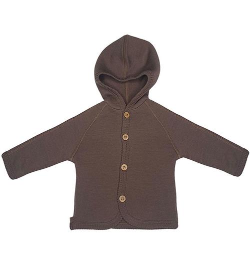 Se Smallstuff Smallstuff Cardigan - Uld - Rose Brown ved KidsWorld