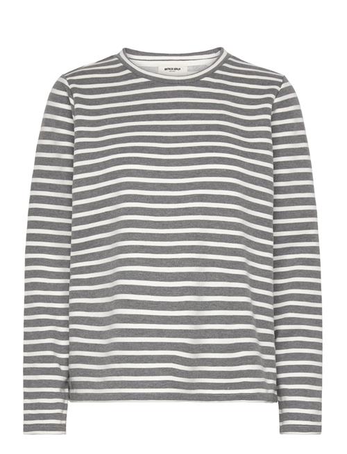 Se Vero Moda Vmmathilde Ls T-Shirt D2 Vero Moda Grey ved Booztlet