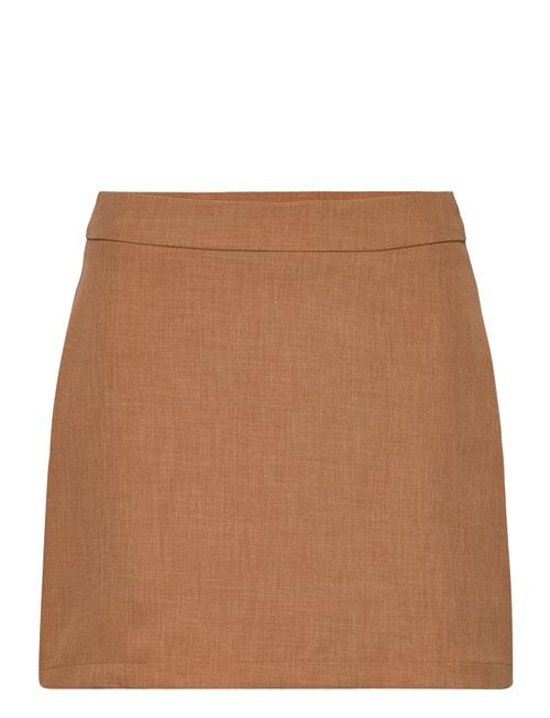 Vero Moda Vmmathilde Hr Tailored Mini Skirt D2 Vero Moda Brown