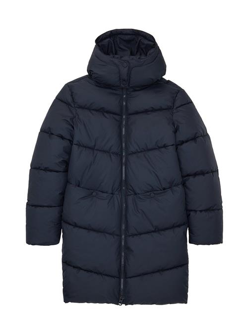 Se Tom Tailor Long Puffer Coat W. Hood Tom Tailor Navy ved Booztlet