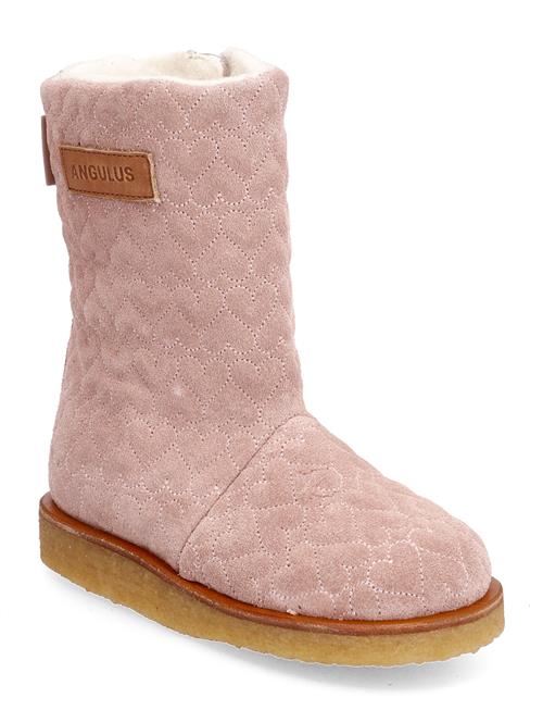 ANGULUS Boots - Flat - With Zipper ANGULUS Pink