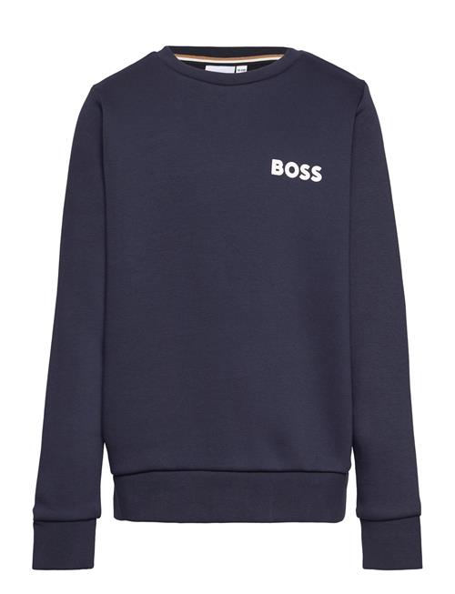 Se BOSS Sweatshirt BOSS Navy ved Booztlet