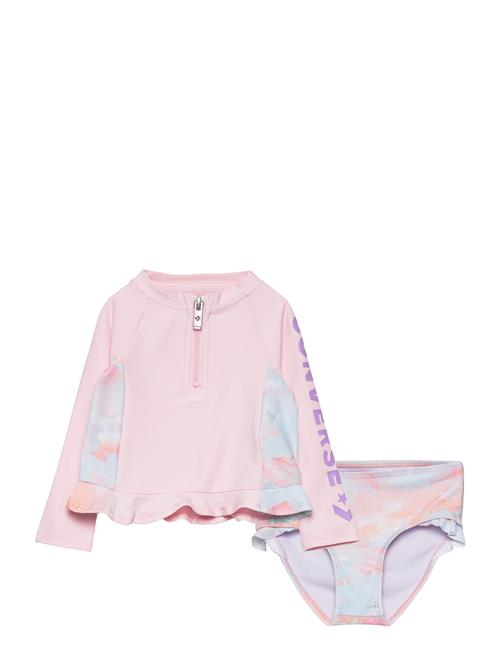 Se Converse Cnvg 2Pc Rash Guard Converse Pink ved Booztlet