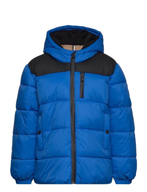 Se BOSS Puffer Jacket BOSS Blue ved Booztlet