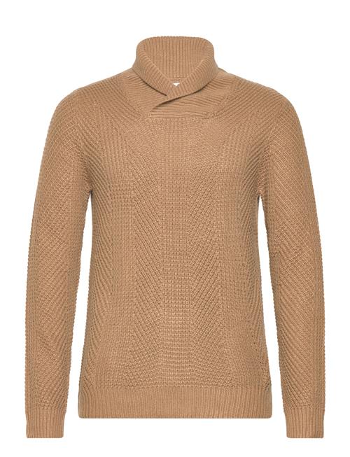 Jack & Jones Jjstandford Knit Shawl Neck Jack & J S Beige