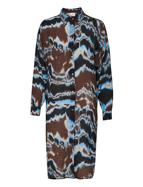 Kasusana Shirt Dress Kaffe Brown