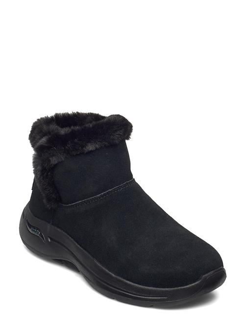 Se Skechers Go Walk Arch Fit Boot - Cheri Skechers Black ved Booztlet