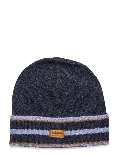 Se Timberland Watch Cap With Striped Cuff Timberland Navy ved Booztlet