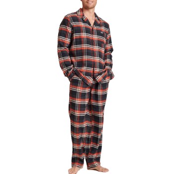 Se Jockey Cotton Flannel Pyjama Sort bomuld Large Herre ved Timarco