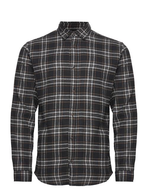 Jack & Jones Jjplain Fall Check Shirt Ls Jack & J S Black