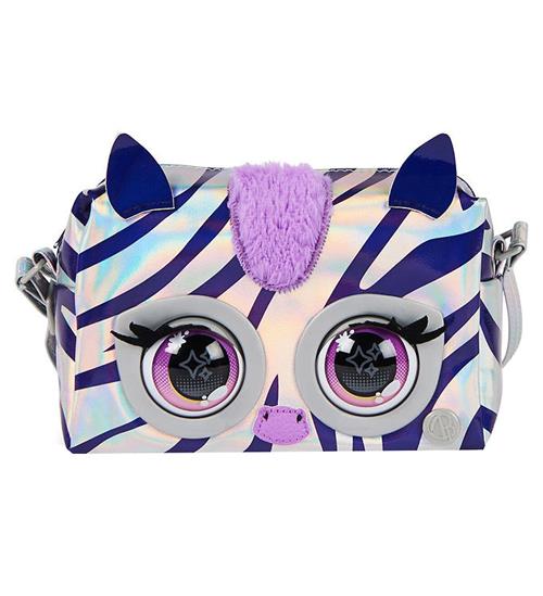 Se Purse Pets Purse Pets Skuldertaske - Rebel Stripez - 30+ Lyde/Reaktioner ved KidsWorld