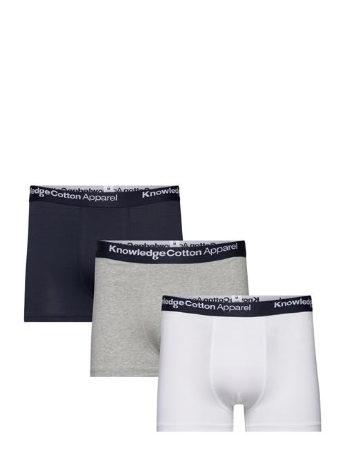 Knowledge Cotton Apparel 3-Pack Underwear - Gots/Vegan Knowledge Cotton Apparel Grey