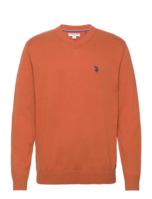 U.S. Polo Assn. Uspa V-Neck Knit Cosmo Men U.S. Polo Assn. Brown