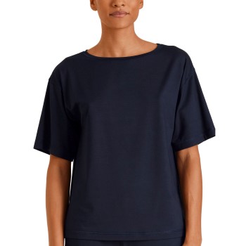 Calida DSW Balancing Short Sleeve Shirt Mørkblå modal Small Dame