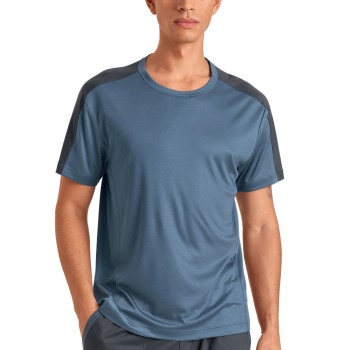 Calida DSW Cooling Men T-Shirt Blå lyocell Small Herre