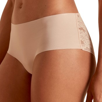 Calida Trusser Natural Skin Lace Panty Beige Large Dame