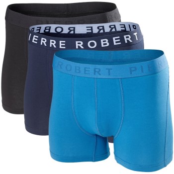 Pierre Robert 3P For Men Boxers CL1 Flerfarvet økologisk bomuld Medium Herre