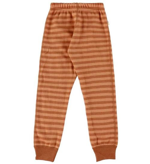 Se Joha Joha Leggings - Uld - Brun m. Striber ved KidsWorld