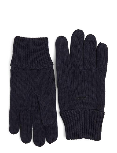 Se Superdry Knitted Logo Gloves Superdry Black ved Booztlet