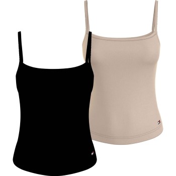 Tommy Hilfiger 2P Camisole Top Flerfarvet økologisk bomuld Small Dame