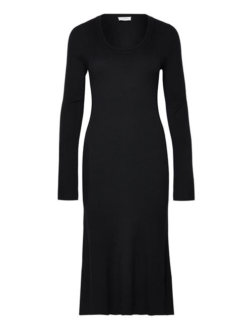 NORR Sherry Flared Knit Dress NORR Black