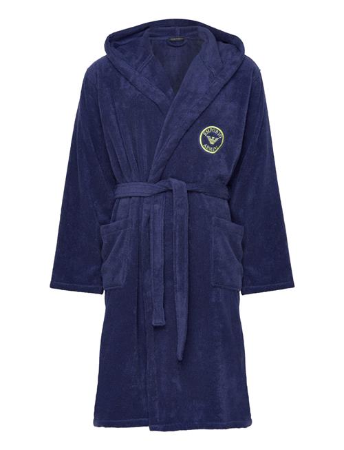 Emporio Armani Men's Woven Bathrobe Emporio Armani Blue