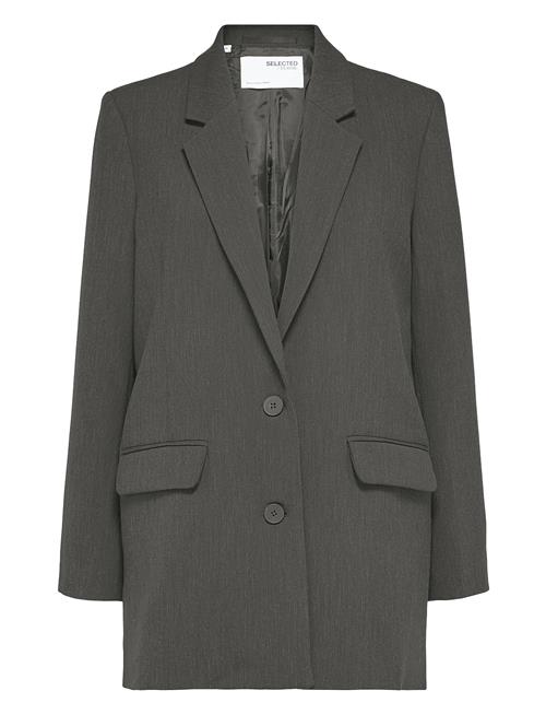 Selected Femme Slfrita Ls Relaxed Blazer Dgm Noos Selected Femme Grey