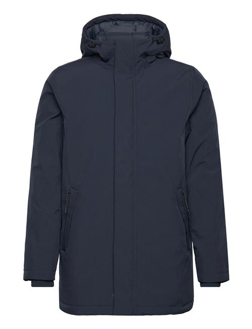 Knowledge Cotton Apparel Soft Shell Jacket Climate Shell - Knowledge Cotton Apparel Navy