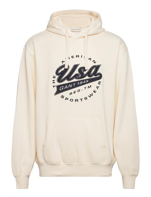 GANT Gant Usa Hoodie GANT Cream