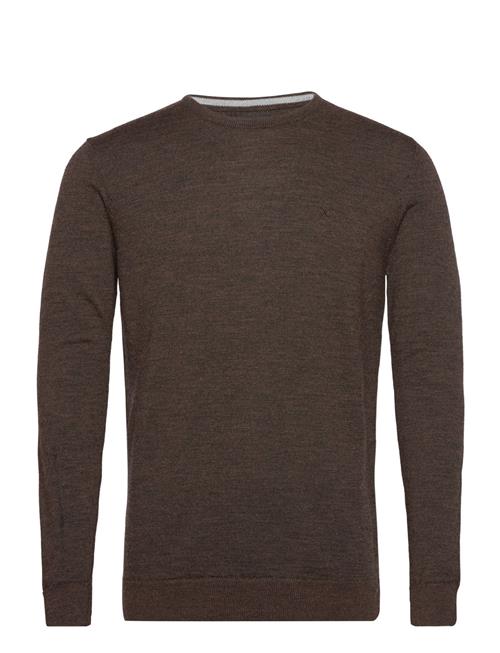 Clean Cut Copenhagen Merino Wool Crew Clean Cut Copenhagen Brown