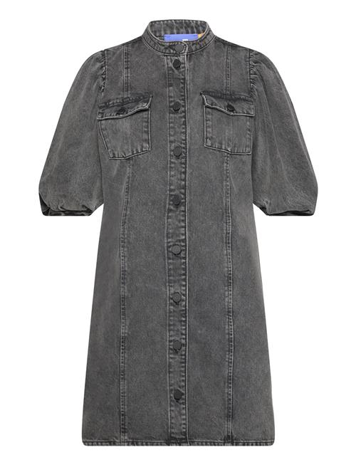 Cras Anniecras Dress Denim Cras Grey