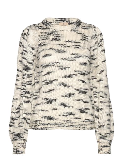 Se B. Copenhagen Pullover-Knit Light Brandtex White ved Booztlet