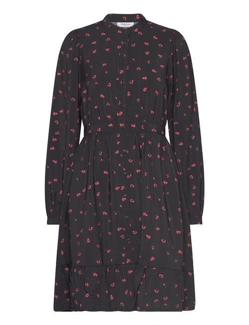 Se MSCH Copenhagen Mschvinaya Ladonna Shirt Dress Aop MSCH Copenhagen Black ved Booztlet