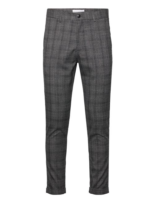 Se Lindbergh Classic Checked Stretch Pants Lindbergh Grey ved Booztlet