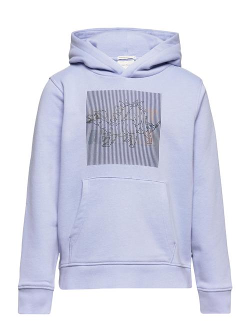 Se Tom Tailor Special Artwork Hoodie Tom Tailor Blue ved Booztlet