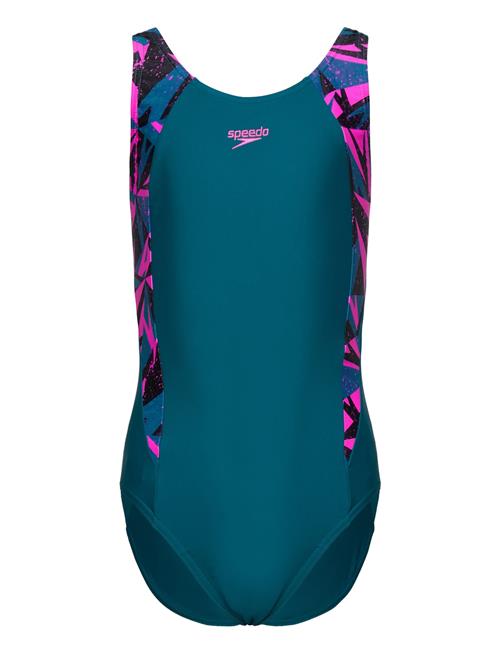 Speedo Girls Hyperboom Splice Muscleback Speedo Blue