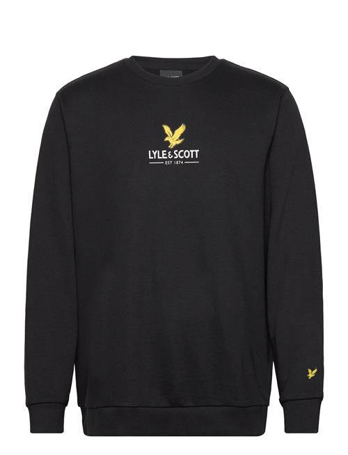 Se Lyle & Scott Eagle Logo Sweatshirt Lyle & Scott Black ved Booztlet