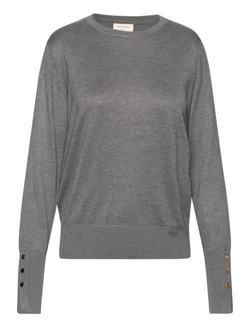 Se FREE/QUENT Fqkatie-Pullover FREE/QUENT Grey ved Booztlet