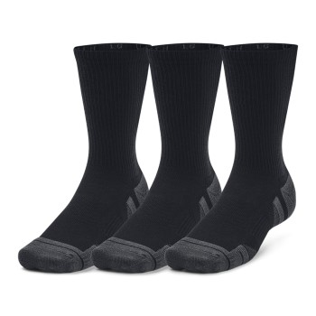 Under Armour Strømper 3P Performance Tech Crew Socks Sort polyester Large